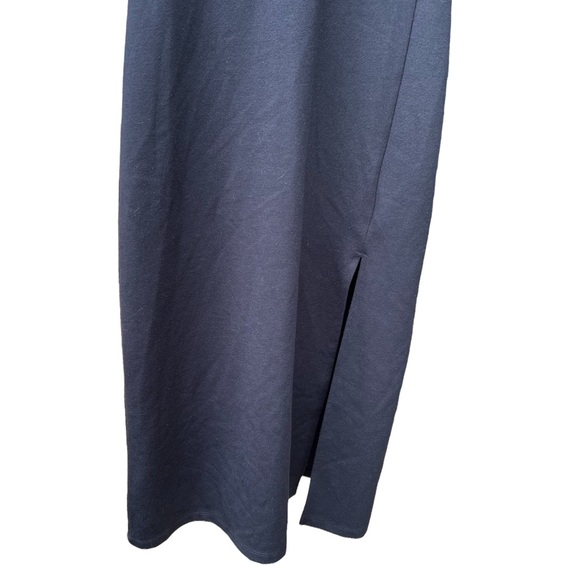 Leith Scoop Neck Midi Dress with Slit - Picture 4 of 7